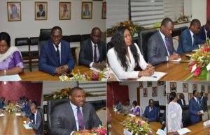 RENCONTRE L’UVICOCI ET LE MINISTÈRE DE LA PROMOTION DE LA JEUNESSE ET DE L’EMPLOI DES JEUNES.