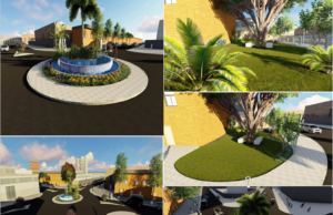 #ACTU_KOUMASSI: Rond-point Kahira LA MAQUETTE 3D DU ROND-POINT EN CONSTRUCTION ET DE L’AMÉNAGEMENT DE L’ESPACE KAHIRA