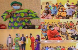 #SolidaritéCovid19: LES COUTURIERS ET STYLISTES FONT UN IMPORTANT DON DE CACHE-NEZ À LA MAIRIE DE KOUMASSI