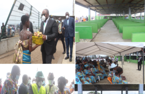 Port-Bouet: La cérémonie d’inauguration du nouveau marché de nuit d’Adjouffou a eu lieu effectivement ce Jeudi 10 Septembre 2020 à Adjouffou.