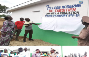 Tiassalé: LE COLLEGE MODERNE DE TABOITIEN RÉCEPTIONNÉ