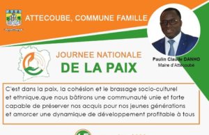 Journée Mondiale de la Paix avec Le Maire Paulin Claude DANHO