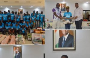 Mairie de Man: distribution des kits