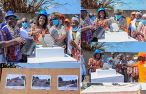 Mairie de Boundiali: Pose de première pierre du Centre des impôts de Boundiali.