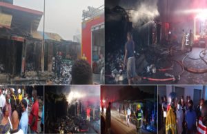 #Port_Bouët: Le grand marché de Port-Bouet Centre a vécu un incendie dans la nuit du Vendredi à Samedi aux environs de 3H du matin.