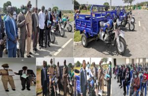 Mairie de Bouaké: #ACTU_COMMUNE. Insertion professionnelle 44 JEUNES ÉQUIPÉS EN MOTOS TRICYCLES