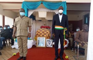 Mairie De Dimbokro: Hommage au conseiller N’Guetta.