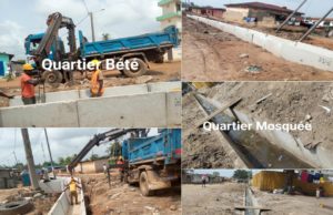 Commune de Tiassalé: ASSAINISSEMENT ET DRAINAGE: QUARTIER MOSQUÉE, BÉTÉ ET BELLE VILLE.