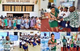 Mairie de Grand Bassam Officiel: Les femmes des 6 structures de la plate-forme aéroportuaire sensibilisent au métier de l’aviation civile