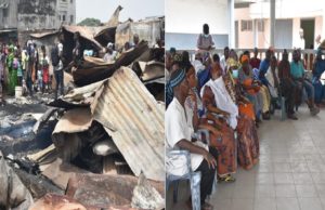 Mairie de Marcory: Incendie d’Alidon, le conseil municipal au côté des sinistrés