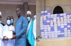 Mairie de Bingerville: Don de matériaux de construction pour l’achèvement de la grande mosquée de Gbagba.