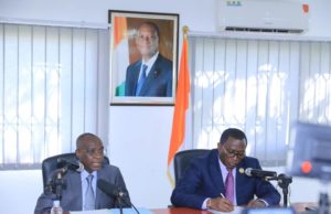 UVICOCI: LE MINISTRE DE L’ASSAINISSEMENT ET DE LA SALUBRITE DANS LES LOCAUX DE L’UVICOCI