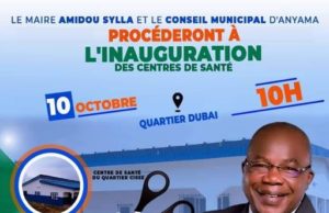 Commune d’Anyama: L’INAUGURATION DE CENTRES DE SANTÉ