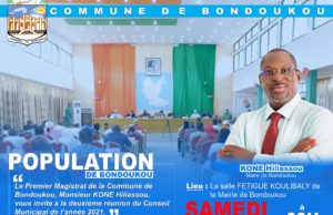 COMMUNE_DE_BONDOUKOU: 2ème Réunion du Conseil Municipal de la commune de Bondoukou