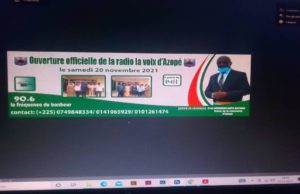OUVERTURE OFFICIELLE DE LA VOIX D’ADZOPE 90. 6 fm