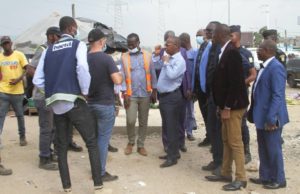 YOPOUGON: Séance de travail sur le site des travaux d’élargissement des tronçons Sable-Siporex-Gesco .
