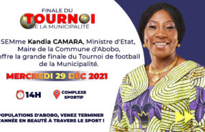 ABOBO/ TOURNOI DE FOOTBALL.
