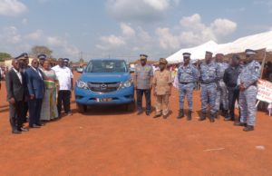Arrah: Remise d’un véhicule de patrouille à la brigade d’Arrah