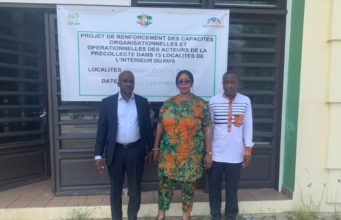 LA DELEGATION REGIONALE ANAGED DU SUD-COMOE FORME 50 PRE COLLECTEURS DE DECHETS MENAGERS.
