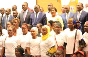 Les images de la Cérémonie de lancement du programme THIMO (Travaux à haute intensité de main d’œuvre) . Cnps plateau