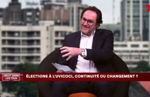 Le Président de l’UVICOCI Paulin Claude DANHO reçu à l’Emission Droit dans les Yeux